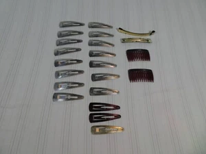 Vintage GOODY Snap Metal Hair Clips & Barrettes Lot 22 Various U1 - Picture 1 of 17