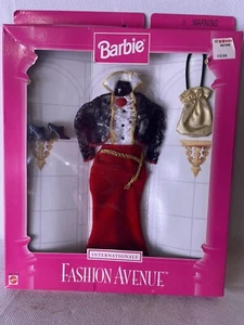 Barbie Fashion Avenue Internationale Spain Neu in OVP Spitzentop roter Rock Mattel 1997 - Bild 1 von 5