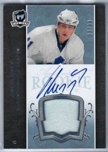 2007/08 UD The Cup Jiri Tlusty Toronto Maple Leafs RPA Rookie Patch Auto RC /99