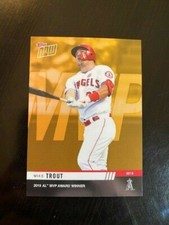 2019 TOPPS NOW BONUS MVP WINNER AL CARD ANGELS MIKE TROUT #AWB-11 2019 CORRECT