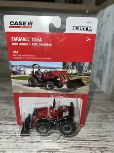 1/64 Scale Farmall 105A Tractor with Loader Die-cast Ertl - Picture 1 of 4