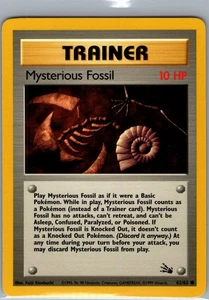 Mysterious Fossil 62/62 Non Holo Fossil - Pokemon Card - NM - Bild 1 von 2