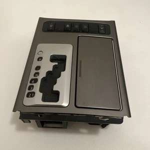 Nissan Armada Titan 2008-15 palanca de cambios bisel portavasos conjunto de molduras gris OEM - Imagen 1 de 10