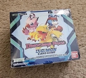 ¡NUEVO! Caja de refuerzo de fase dimensional Digimon TCG - 24 paquetes. Bandai Namco. ¡SELLADO! - Imagen 1 de 7