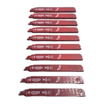 100 Pack! Freud Diablo 9" Recip Blades METAL DS0914BF25 FIT DEWALT 20V SAWZALLS - Image 1 of 4