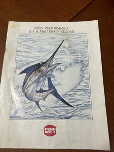 1989 VINTAGE PENN FISHING REELS BROCHURE CATALOG - Picture 1 of 13