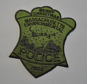 Massachusetts Environmental Police Christmas 2024 Subdued Patch ++ Mint MA - Picture 1 of 1