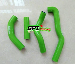 KAWASAKI KX250 KX 250 2-stroke 1988 1989 88 89 silicone radiator hose GREEN - Picture 1 of 9