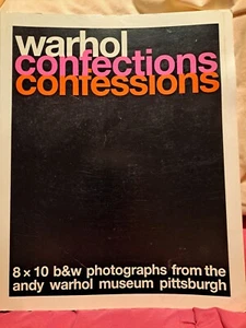 Andy Warhol Confections Confessions Black & White Photos Pittsburgh Museum Book - Picture 1 of 8