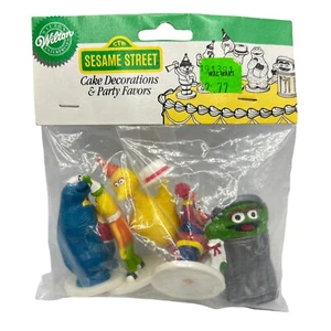 Wilton Sesamstraße großer Vogel Bert Ernie Party Figuren Tortenaufleger 1990 - Bild 1 von 7