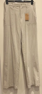 Ladies - A.P.C - Cream Seaside Corduroy Wide-Leg Jeans - UK 30 - Picture 1 of 6