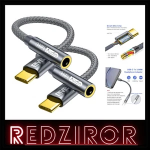 USB C auf 3,5 mm Kopfhörer-Adapter kompatibel mit Smartphone Tablet hochwerti... - Bild 1 von 2