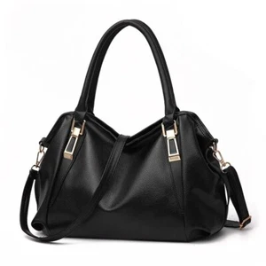 Casual Fashion Women Shoulder Bag Solid Color Soft Large Bag Crossbody Handbag - Picture 1 of 10