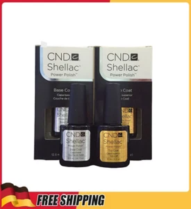 CND Shellac Base & Top Coat Nagellack–verpackt – inklusive Sendungsverfolgung DE - Bild 1 von 3