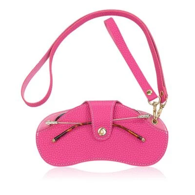 PU Leather Glasses Case Spectacle Case Sunglasses Storage Bag Protective Cover - Image 1 of 4