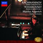 Martha Argerich Piano SEALED NEW CD Rachmaninoff-3/Tchaikovsky-1 Concertos