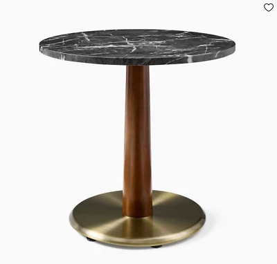 NUEVO-West Elm-- Mesa de comedor Claire - Mármol sintético - Redonda-SIN USAR, CAJA SIN ABRIR Foto 1 de 4