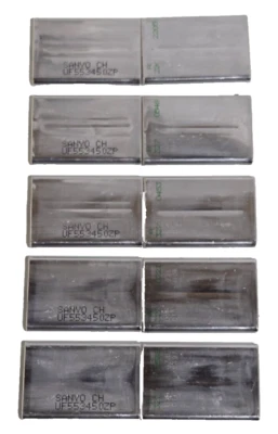 BATERÍA RECARGABLE DE IONES DE LITIO SANYO PRISMATIC 3.7V 1150MAH (Lote de 10) Foto 1 de 4