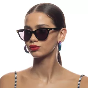 Camilla Sunglasses New With Case Festival Frolic Black Cats Eye RRP $280 - Picture 1 of 6