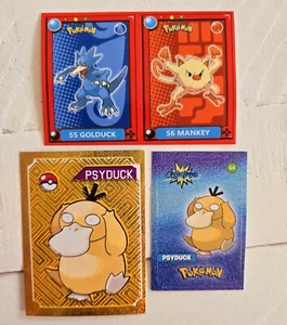POKEMON Psyduck Golduck Sticker Lot - Picture 1 of 1
