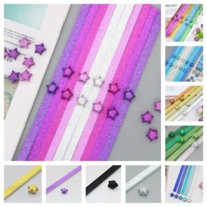 Paper Star Lucky Star Paper Folding Strips for 100pcs/set Children