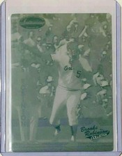 1/1 BROOKS ROBINSON 1994 TED WILLIAMS PRINTING PLATE #4 BALTIMORE ORIOLES 1 OF 1