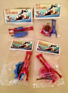 JUEGO DE 4 HONG KONG FROGMEN SEA EXPLORERS DE BUCEO VINTAGE NUEVO PAQUETE SELLADO. - Imagen 1 de 15