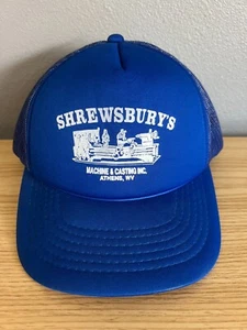 Vintage Shrewsbury's Machine & Casting Inc Snap Back Schaumstoff Truckermütze - Bild 1 von 7