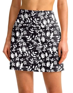 SANTINY 16" Golf Skorts Skirts for Women with 4 Pockets Women's Small, Black - Picture 1 of 2