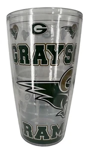 Grayson Rams Tervis 16oz Tumbler Loganville GA High School Varsity Football - Imagen 1 de 10