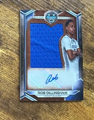 2023-24 Bowman's Best University Prospect Patch Auto Rob Dillingham #X8853 - Image 1 of 2