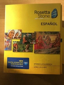 ROSETTA STONE SPANISH VERSION 4, LEVELS 1-5 - Picture 1 of 7
