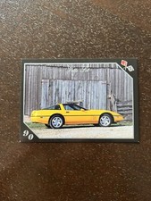 1991 Vette Set 1990 Corvette ZR-1 Coupe (yellow) Card #72