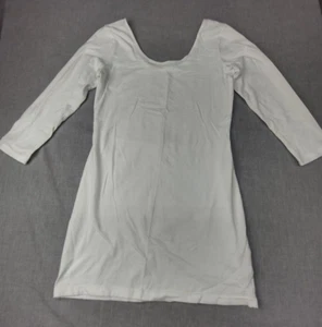 Decree My Life Women's Light Blue Scoop Neck 3/4 Long Sleeve Dress Medium USED - Picture 1 of 6