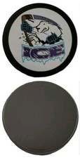 INDIANAPOLIS ICE CHL OFFICIAL GAME PUCK - MADE IN 🇨🇦 LINDSAY MFG.