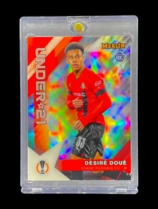 DESIRE DOUE ROOKIE RED REFRACTOR HOLO RARE Chrome Insert Non Auto - PSG - Picture 1 of 5