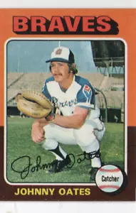 JOHNNY OATES 1975 TOPPS CARD #319 BRAVES VG-EX A69 - Picture 1 of 2