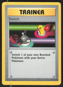 Pokemon TCG Base Set (Shadowless) #095/102 Switch LP - Picture 1 of 2