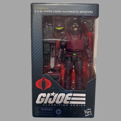 Saw Viper Gi Joe Classified Series Cobra Action Figure Hasbro Box MOC #147 S.A.W - Image 1 of 4