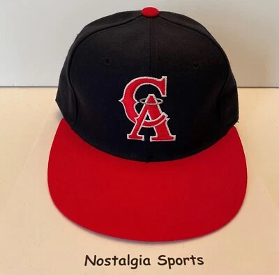 Vintage ANAHEIM CA ANGELS NEW ERA 59/50 *DIAMOND* HAT NEW Old Stock FITTED 6-5/8 - Image 1 of 4