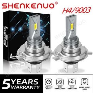 H4 LED headlights high and low halogen HID xenon for 1991-2006 Mitsubishi Pajero - Picture 1 of 11