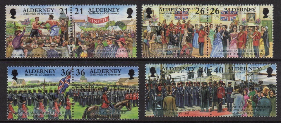 Alderney 2000 Garrison Island set fine fresh MNH - Image 1 of 1