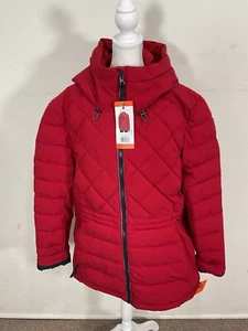Tommy Hilfiger Women’s Red Color Long Sleeve Puffer Jacket Size XXL - Picture 1 of 9