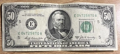 1969 A $50 FRN F+/VF - Image 1 of 2