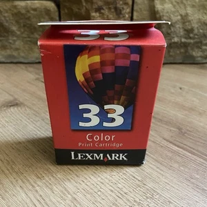 Brandneu Original Lexmark 33 Farben Tintendruckpatrone werkseitig versiegelt - Bild 1 von 5