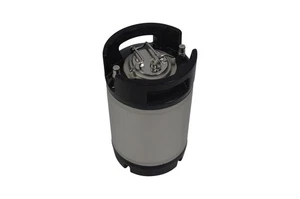 Bierfass KEG - 9 Liter Edelstahl Fass mit NC Ball Lock Anschlüssen  - Bild 1 von 5