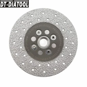 1pc 4.5"/115mm Double Sided Vacuum Brazed Diamond Cutting & Grinding Disc 5/8-11 - Picture 1 of 8