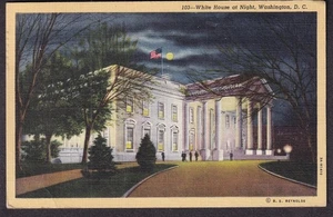 Mar 6 1945 The White House post card Washington DC to East Rockaway NY - Picture 1 of 2