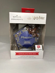Hallmark Christmas Ornament Harry Potter Chocolate Frog Box - Picture 1 of 3