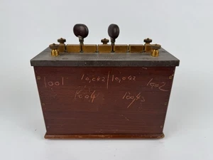 Vintage Zubehör für Messtechnik - Holzgehäuse - Widerstand Messbrücke Cambridge - Bild 1 von 9